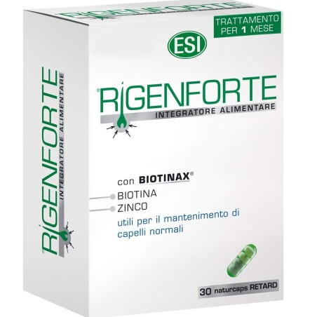 Esi Rigenforte Naturcaps Integratore Unghie e Capelli 30 Capsule