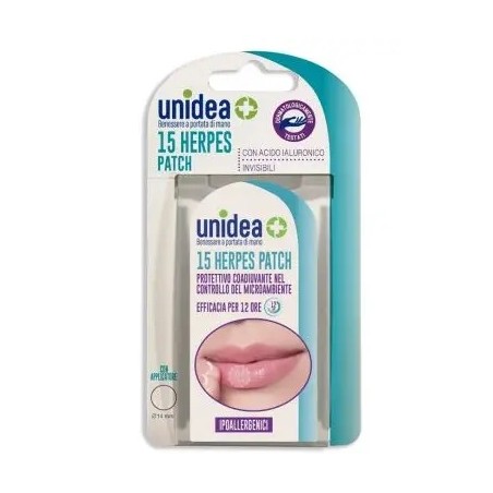 Unidea Patch Invisibili per labbra con Herpes 15 pezzi