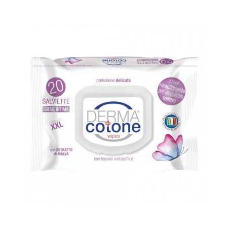 DERMACOTONE WIPES - SALVIETTINE INTIME LENITIVE, 20 SALVIETTINE