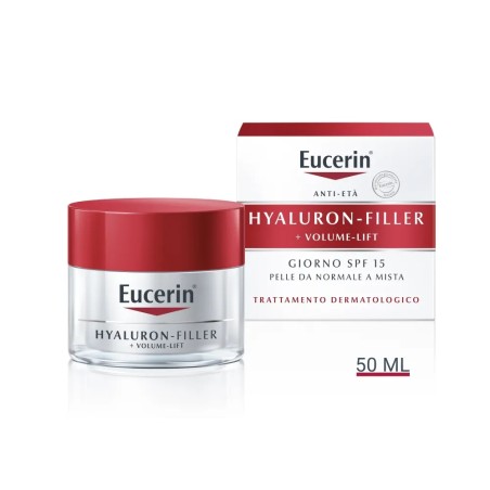 Eucerin Hyaluron-Filler+Volume-Lift Giorno Crema Antirughe Pelle Normale 50 ml
