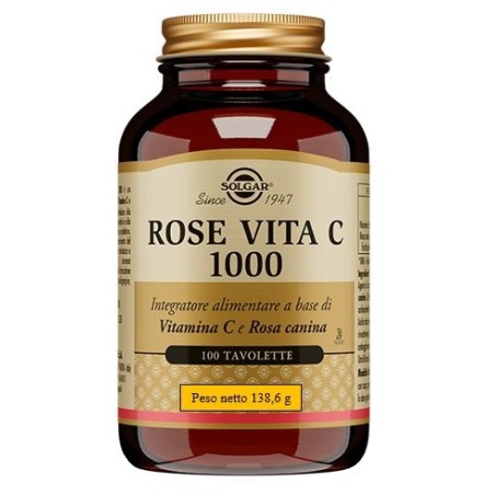 ROSE VITA C 1000 - INTEGRATORE A BASE DI VITAMINA C E ROSA CANINA