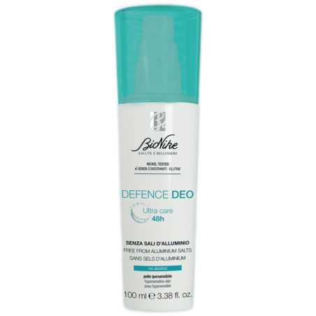 Bionike Defence Deo Ultra Care Senza Sali d'Alluminio 48h 100ml
