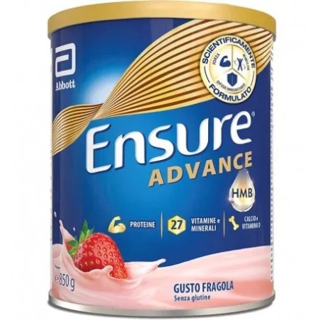 Ensure Advance Gusto Fragola Barattolo 850 gr