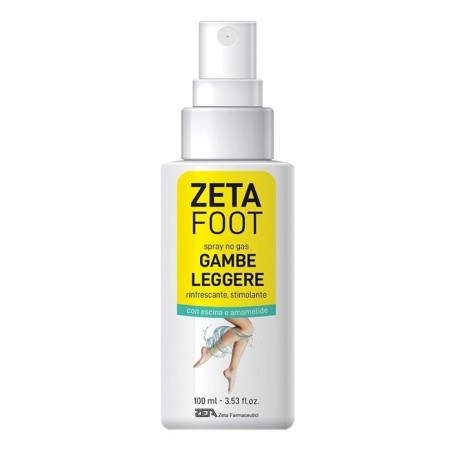 Zeta Foot gambe leggere rinfrescante e stimolante spray no gas 100ml