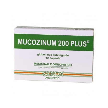 MUCOZINUM 200 PLUS 12 CAPSULE VANDA