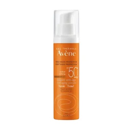 Avène Solare Trattamento Anti-Età Colorato SPF 50+ Viso 50 ml