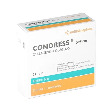 CONDRESS MEDICAZIONE CON COLLAGENE EQUINO 5X5 CM 3 PEZZI