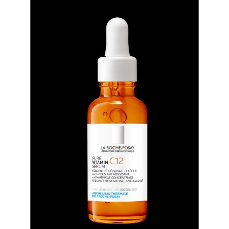 SIERO VITAMINA C 12 PURE 30 ML RIGENERANTE, ANTIOSSIDANTE, ANTI - RUGHE  COLORITO SPENTO, TEXTURE IRREGOLARE  LUMINOSITÀ DELL