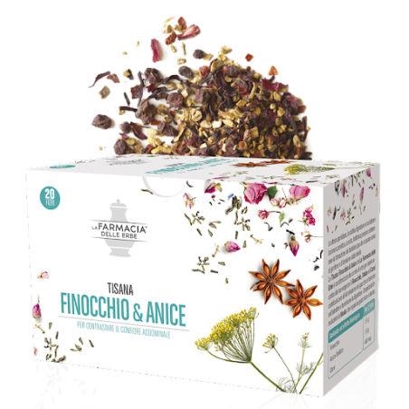 TISANA FINOCCHIO E ANICE 20 FILTRI PER CONTRASTARE IL GONFIORE ADDOMINALE