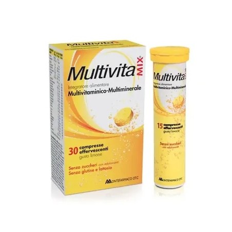Multivitamix Effervescente Integratore Multivitaminico 30 Compresse