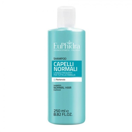 Euphidra Shampoo Capelli Normali 250ml - Formula Delicata per Lavaggi Frequenti