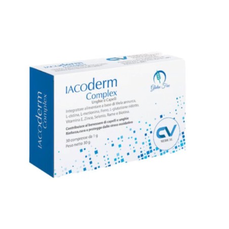 Iacoderm Complex 30 compresse da 1 g - Integratore per Capelli e Unghie