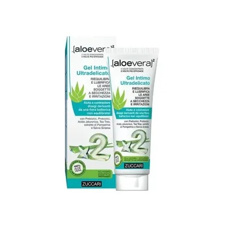 Zuccari Aloevera2 Gel Intimo Ultradelicato Lenitivo 80 Ml