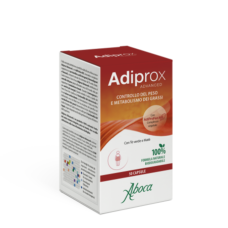 ADIPROX ADVANCED 50 CAPSULE UTILE PER IL CONTROLLO DEL PESO E IL METABOLISMO DEI GRASSI CON TÈ VERDE E MATÈ  CON ADIPROFEN