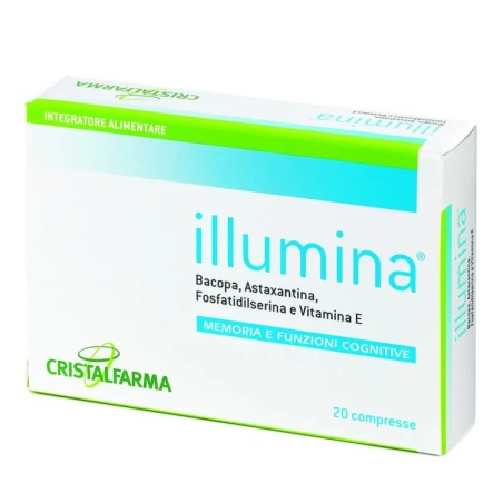 Illumina - Integratore Alimentare per la Memoria e le Funzioni Cognitive - 20 Compresse