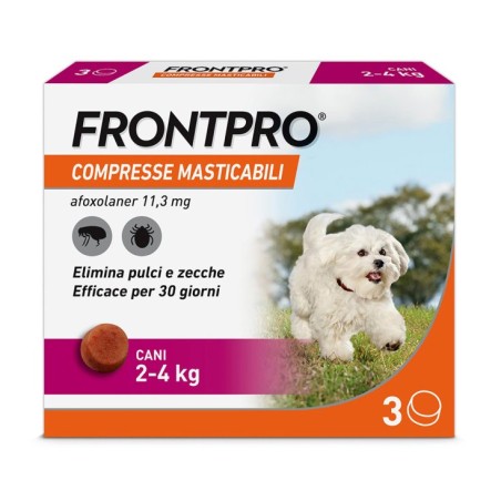 FRONTPRO CANI 2-4KG 3 COMPRESSE MASTICABILI