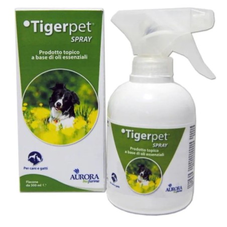 Tigerpet Spray 300 ml Lozione anti infestanti cani AURORA BIOFARMA