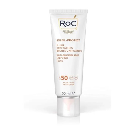 Roc Soleil Protect - Fluido Viso Uniformante Anti-Macchie SPF50+, 50ml