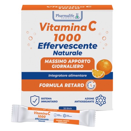 Vitamina C 1000 Effervescente Naturale Stick