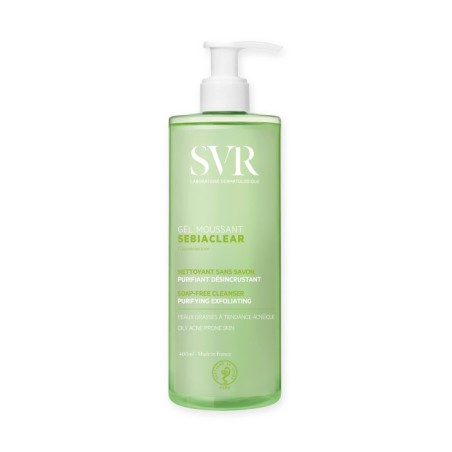 Sebiaclear - Gel Moussant 400ml Gel detergente purificante esfoliante SVR