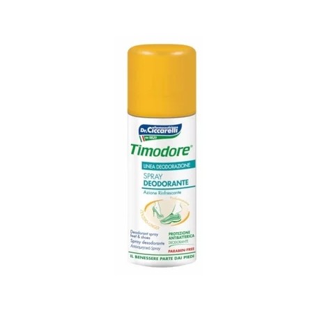 Timodore Spray Deodorante Piedi allo Zenzero 150 ml