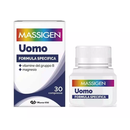 Massigen Dailyvit+ Uomo 30 Compresse Integratore Vitamine e Minerali