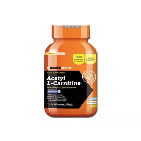 Named Sport Acetyl L-Carnitine Integratore energetico per sportivi 60 Capsule