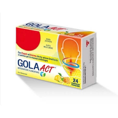 Gola Act Miele E Limone 24 Compresse