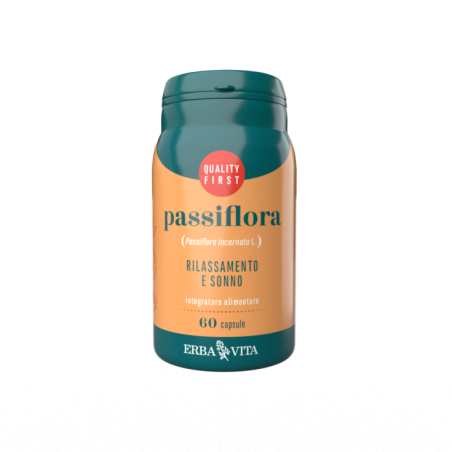 Erba Vita Passiflora per rilassamento e sonno 60 capsule