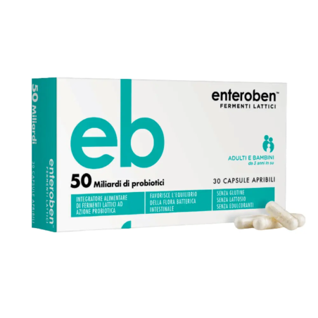 Enteroben 50 Miliardi 30 Capsule – Bioartis