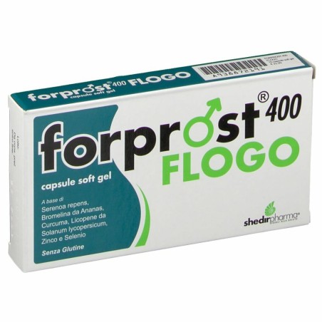 Forprost 400 Flogo Integratore Apparato Genitale Maschile 15 capsule molli