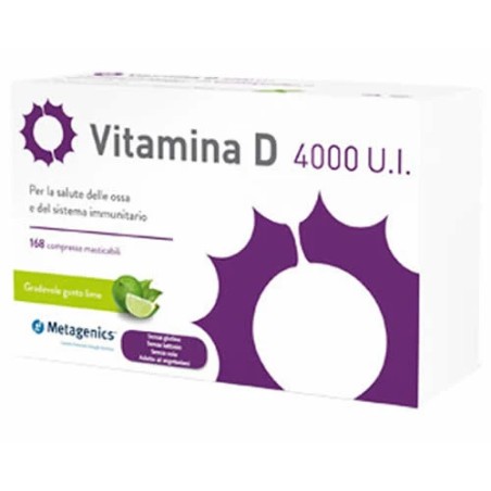 VITAMINA D 4000UI 168 COMPRESSE MASTICABILI