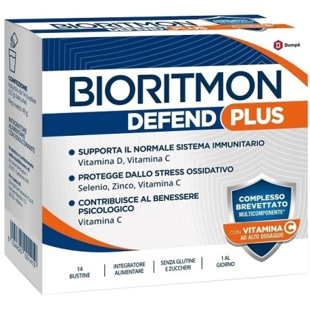 Bioritmon Defend Plus Integratore per Le Difese Immunitarie14 Bustine