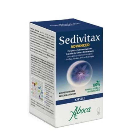 ABOCA Sedivitax Advanced 30 Capsule Integratore Rilassamento e Sonno