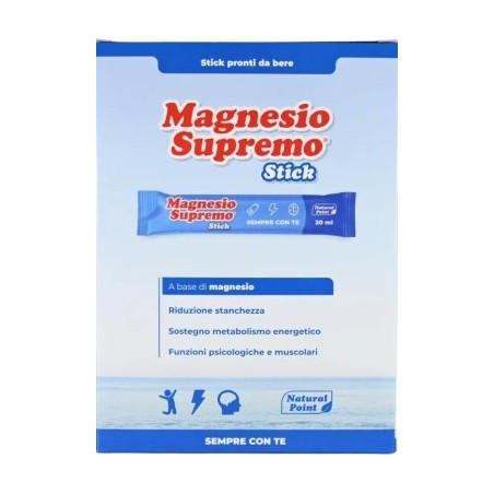 Magnesio Supremo Stick Soluzione Pronta da Bere 20 Stick da 20 ml