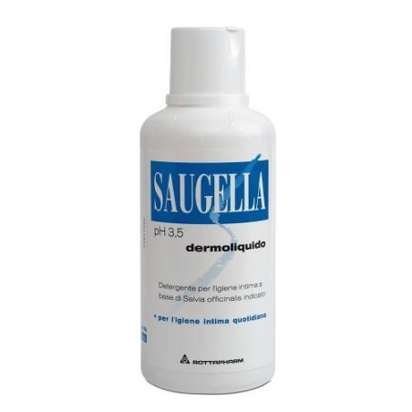 SAUGELLA DERMOLIQUIDO 500 ML EMULSIONE DETERGENTE PER L' IGIENE INTIMA CHE ASSICURA PROTEZIONE E PREVENZIONE QUOTIDIANA  P