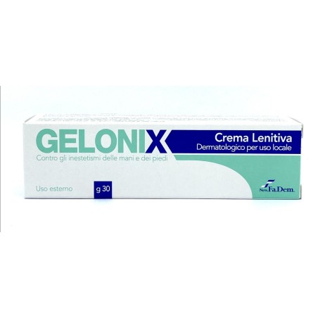 GELONIX CREMA GELONI 30 G CONTRO GLI INESTETISMI DI MANI E PIEDI  DERMATOLOGICO PER USO LOCALE  LENITIVA