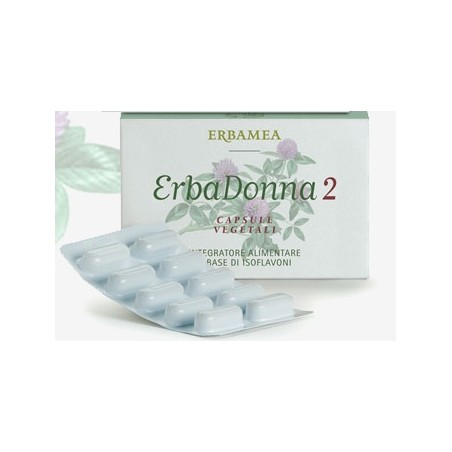 ERBADONNA 2 CON ESTRATTI DI SOIA, TRIFOGLIO ROSSO  SENZA GLUTINE  ERBAMEA