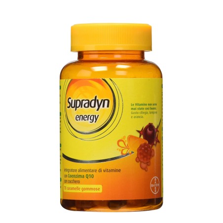 SUPRADYN MULTIVITAMINICO 70 CARAMELLE GOMMOSE PER IL SISTEMA IMMUNITARIO, STANCHEZZA CON VITAMINA C, VITAMINA D, VITAMINA
